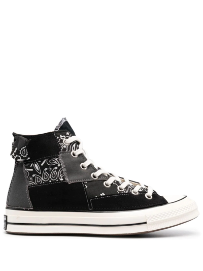 Converse Chuck 70 Patchwork High-top Trainers In Black