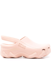 Gcds Ibex Logo-embossed Slingback Clogs In Rosa
