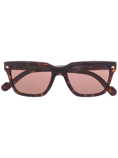 Vogue Eyewear Tortoiseshell-effect Rectangle-frame Sunglasses