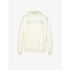 Blue Sky Inn Logo-embroidered Cotton Hoodie In Cream