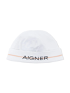 AIGNER LOGO-STRIPE PRINT HAT
