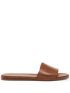 COMMON PROJECTS FLAT LEATHER SLIDES