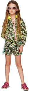 Marc Jacobs Leopard-print Jersey Shorts In 549 Citrus