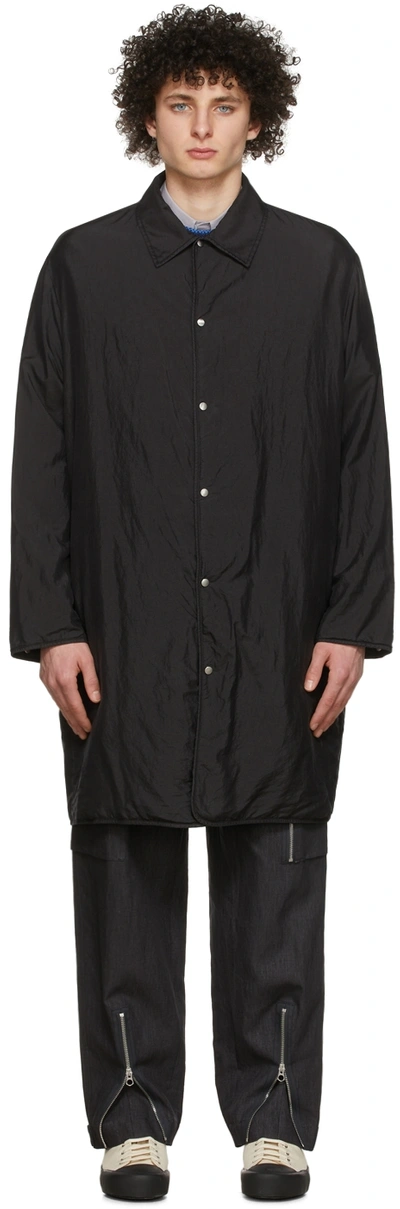 Jil Sander Lightly Insulated Sports Coat In Schwarz