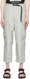 AFIELD OUT GREY COTTON TROUSERS