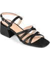 Journee Collection Shyla Block Heel Sandal In Black