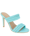 Bcbgeneration Women's Jendi Woven Stiletto Sandals In Blue