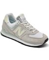 New Balance Women's 574 Casual Sneakers From Finish Line In Nimbus Cloud/summer Fog