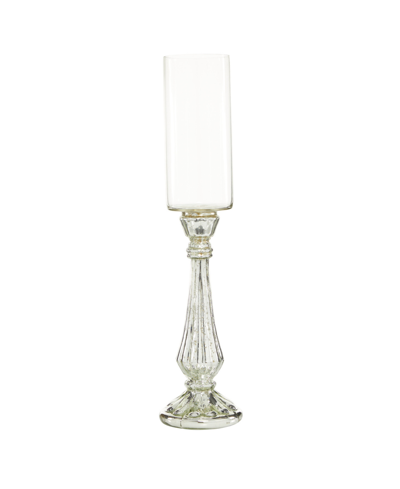 Rosemary Lane Traditional Candle Holder In Silver-tone