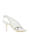 NICHOLAS KIRKWOOD WHITE NAPPA 90MM DELFI SANDALS