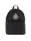 VERSACE VERSACE JEANS COUTURE FABRIC BACKPACK WITH EMBROIDERED LOGO DETAIL
