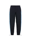 VERSACE VERSACE JEANS COUTURE TROUSERS WITH LOGO RIBBON ON SIDES