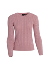 Polo Ralph Lauren Cable-knit Cotton Sweater In Red