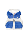 Moncler Colour-block Padded Vest In White