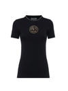 VERSACE VERSACE JEANS COUTURE T-SHIRT WITH GOLDEN LOGO