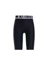 VERSACE VERSACE JEANS COUTURE CYCLING SHORTS WITH LOGO ELASTIC WAIST