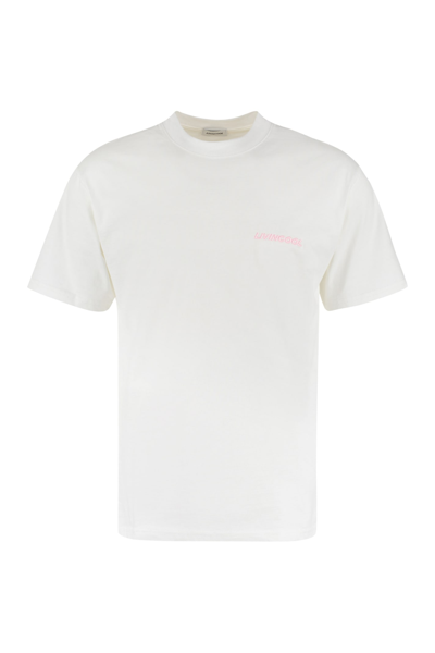 Livincool Logo Cotton T-shirt In White