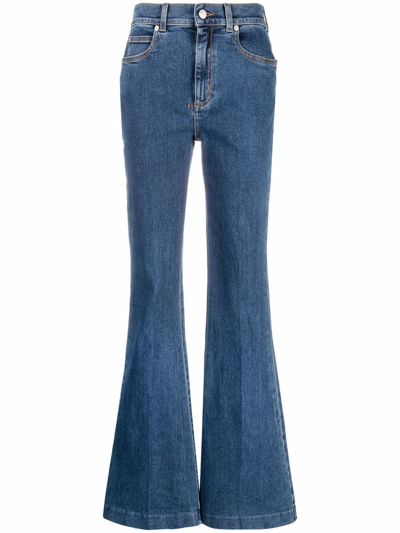 Alexander Mcqueen Denim Jeans In Washed Blue