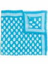 Alexander Mcqueen Foulard In Blue
