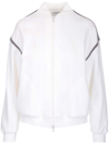 BRUNELLO CUCINELLI BRUNELLO CUCINELLI WOMEN'S WHITE SWEATSHIRT