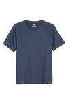 Rhone Crew Neck Short Sleeve T-shirt In Navy Blazer