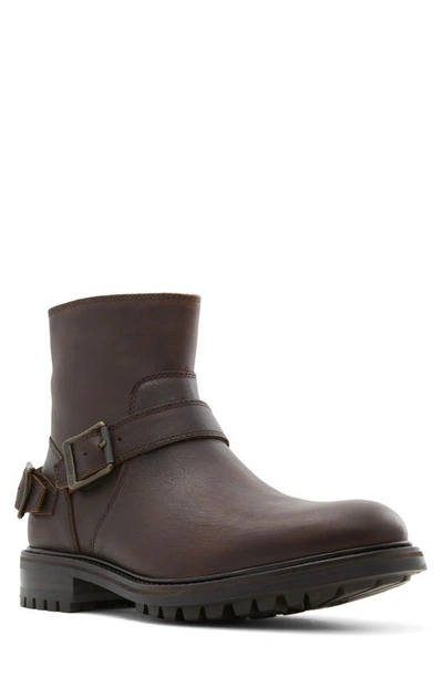 Belstaff Trialmaster Leather Boot In Chocolate