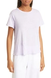 EILEEN FISHER ORGANIC LINEN CREWNECK T-SHIRT