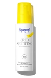 Supergoop ! (re) Setting Refreshing Mist Spf 40 3.4 oz/ 100 ml