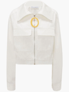 JW ANDERSON CROPPED ROUND PULLER TRACK JACKET