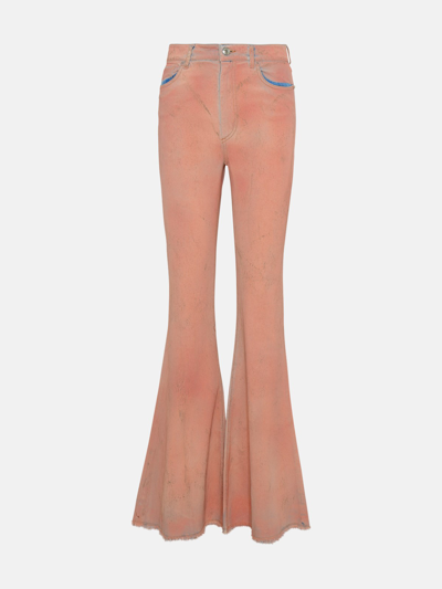 Sportmax Pink Cotton Fedra Jeans