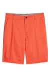 Nike Dri-fit Uv Flat Front Chino Golf Shorts In Track Red