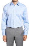 Nordstrom Traditional Fit Solid Non-iron Dress Shirt In Blue Azurite