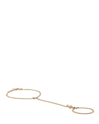 Jordan Road Jewelry Raye Chain Hand Cuff Bracelet In Gold