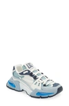 Dolce & Gabbana Mixed-material Airmaster Sneakers In Cielo