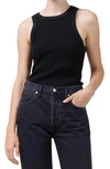 Citizens Of Humanity Black Isabel Tank Top In Black