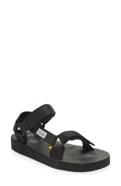 Suicoke Depa-v2 Webbing Sandals In Black
