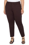Liverpool Kelsey Ponte Knit Trousers In Java