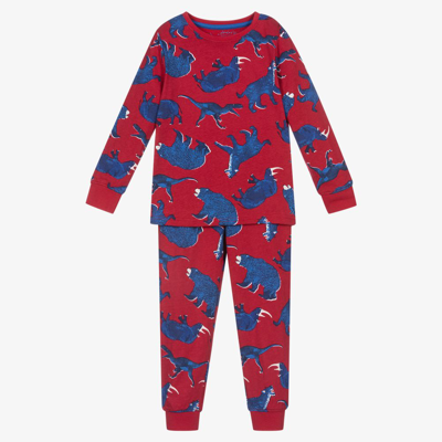 Joules Babies' Boys Red Cotton Animal Pyjamas
