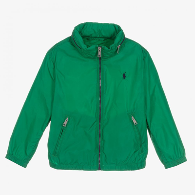 Polo Ralph Lauren Babies' Boys Green Windbreaker Jacket