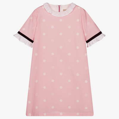 Elie Saab Teen Girls Pink Spotted Dress
