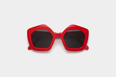 Marni Laughing Waters Bordeaux Unisex Sunglasses