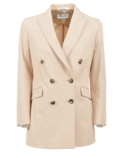 Saulina Jackets Beige In Beis