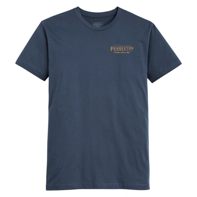 Pendleton Vintage Logo Graphic T-shirt In Indigo