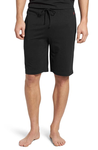 Polo Ralph Lauren 7.75-inch Double-knit Shorts In Polo Black