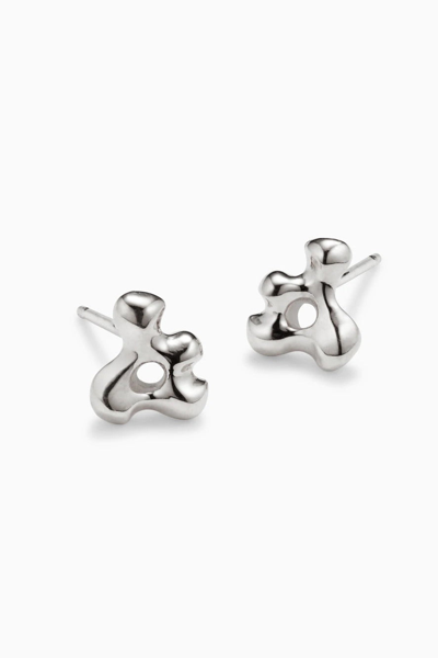 Agmes Mini Simone Studs In Silver