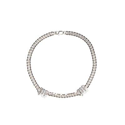 Misbhv Curb Link Chocker In Silver