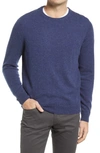Nordstrom Cashmere Crewneck Sweater In Blue Estate Heather