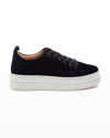 Jslides Noca Suede Low-top Sneakers In Sand