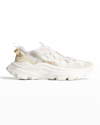 Sorel Kinetic Breakthru Tech Colorblock Sneakers In White Chalk