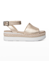 Nerogiardini Jute Sporty Sandals In Gold Multi